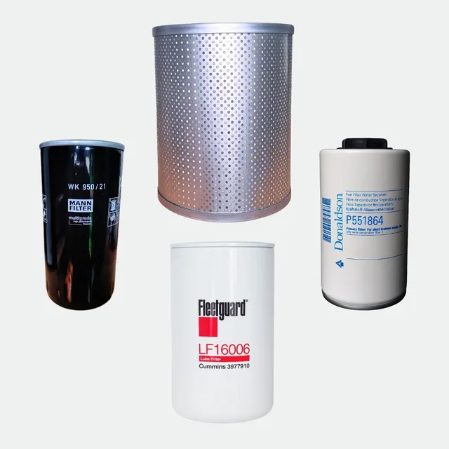 Kit TOF PC228USLC-3E0 - Filtros de Combustivel/ Oleo e Hidraulico