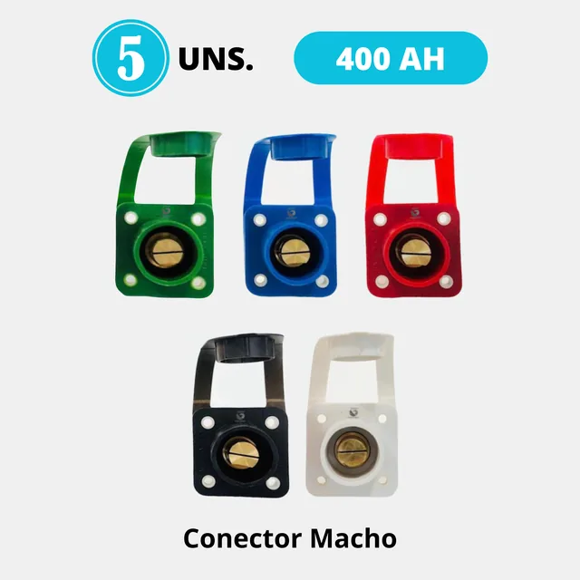 KIT 5 Camlock Painel Macho 400A