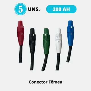 Kit 5 Camlock Linha Fêmea - 200A
