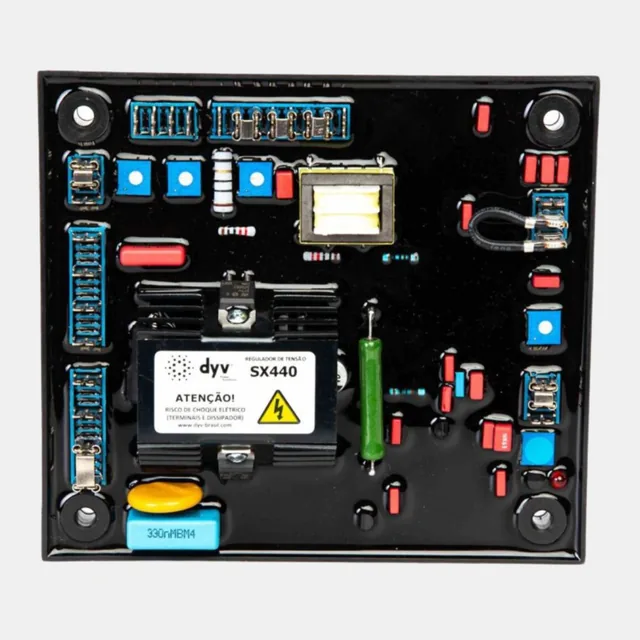 SX440 - Regulador de tenção 16A/10A com alimentação shunt ou arep (bobi)