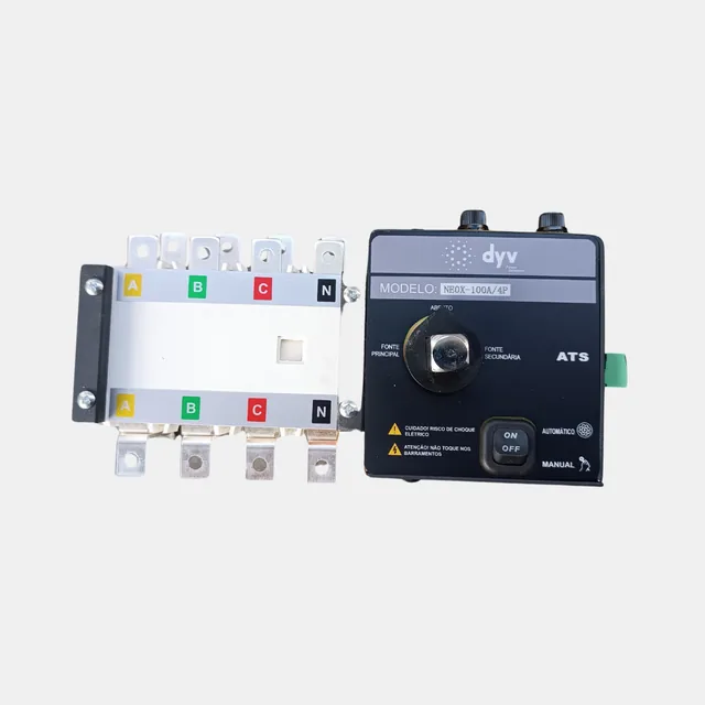 Chave de Transferência Automática Dyv NEOX-100A/4P ATS 100A